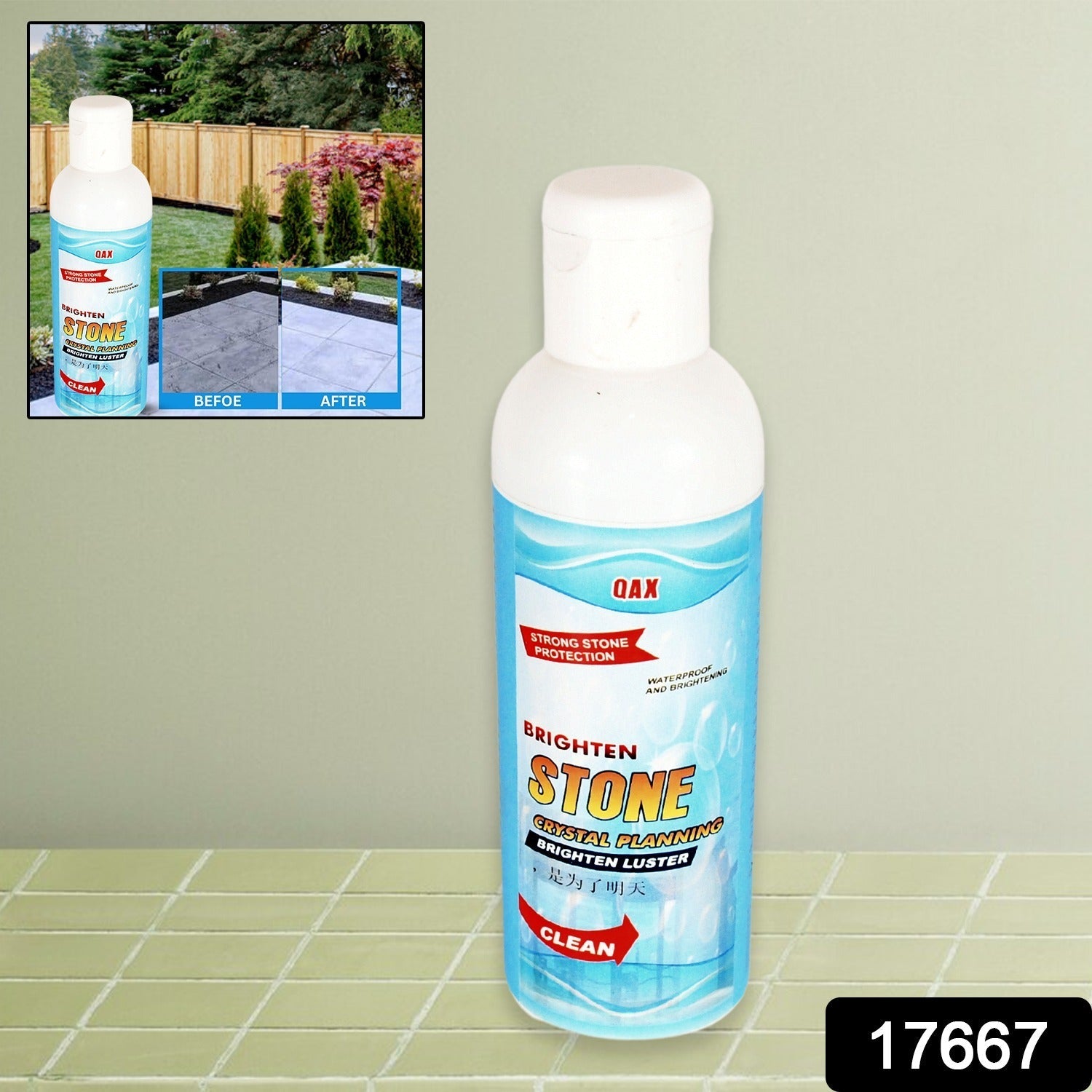 Stone Stain Remover Cleaner, Stone Crystal Plating Agent, Marble Stone Cleaner Polishes, Crystal Plating for Kitchen, Patio, Backyard Marble Cleaner and Polish (75 ML Approx / 1 pc) Stone Stain Remover Cleaner, Stone Crystal Plating Agent, Marble Stone Cleaner Polishes, Crystal Plating for Kitchen, Patio, Backyard Marble Cleaner and Polish (75 ML Approx / 1 pc)